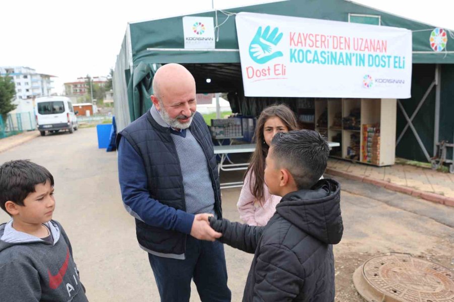 Kocasinan’ın Sosyal Market’i, Kardeş Belediye Türkoğlu’nda