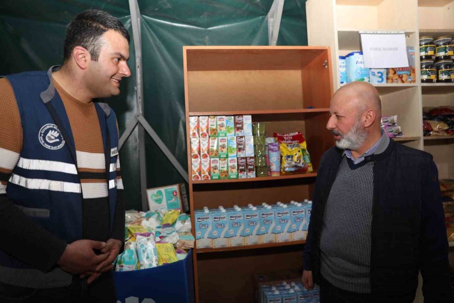 Kocasinan’ın Sosyal Market’i, Kardeş Belediye Türkoğlu’nda