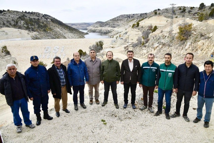 Vali Pehlivan, Aksıfat Baraj İkmali İnşaatında İncelemelerde Bulundu