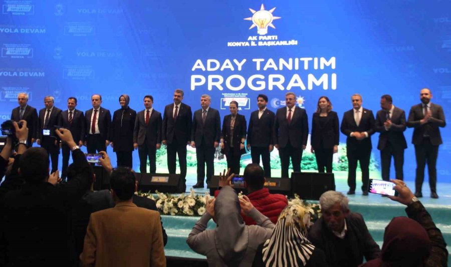 Ak Parti Konya Milletvekili Adayları Tanıtıldı