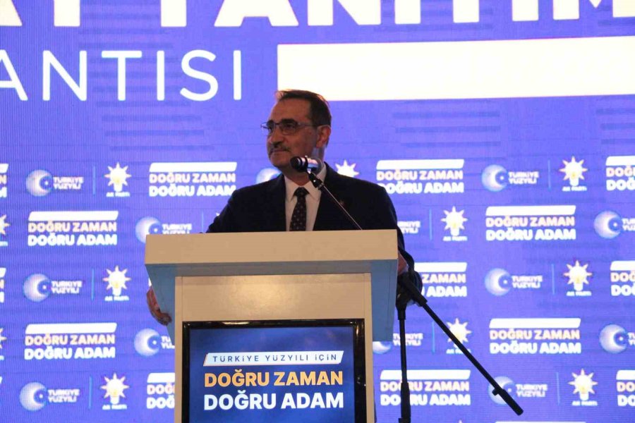 Bakan Dönmez: "biz 20 Yıla 100 Yılın İşini Sığdırmışız"