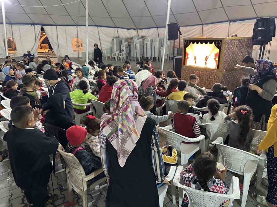 Selçuklu Belediyesi Depremzede Çocuklara Etkinliklerle Moral Veriyor