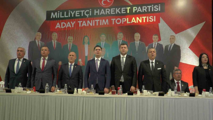 Mhp’li Özdemir: “türk Milletiyle Bir Ve Beraber Olamayanlar Türk Milletinin Hasımlarıyla Kol Kola Girmişler”