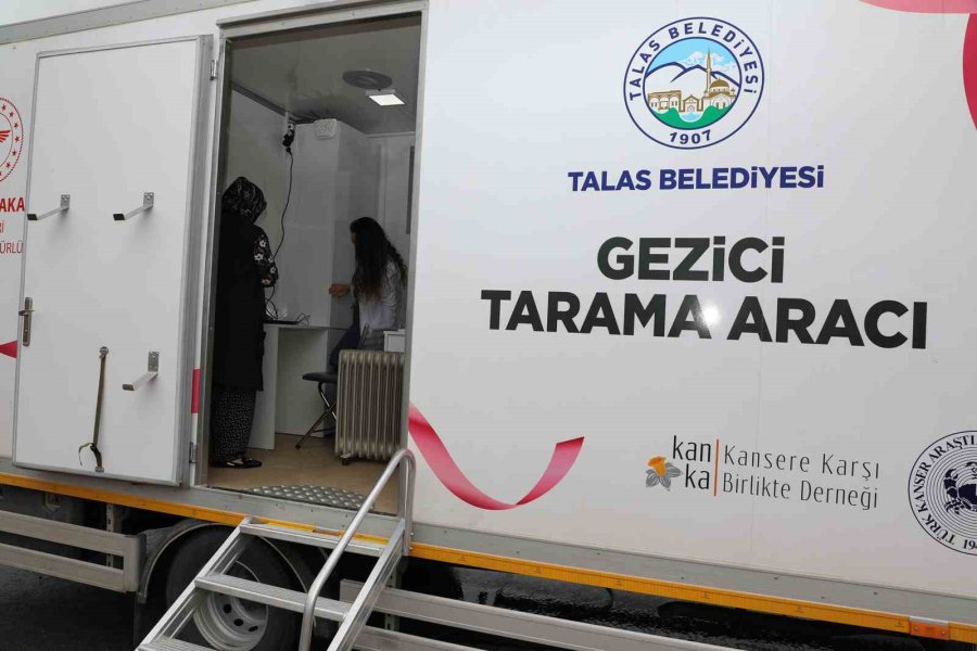 Talas’ın ’gezici Kanser Tarama Aracı’ Yollarda
