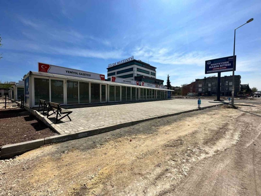 Kayseri Büyükşehir’in "adıyaman Konteyner Basın Sitesi" Tamamlandı