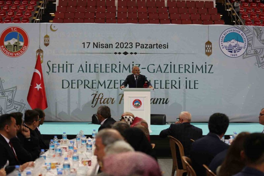 Büyükşehir Ve Valilik, Şehit Aileleri, Gaziler Ve Depremzede Aileler İle Buluştu