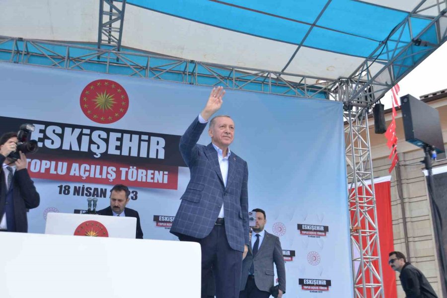 Cumhurbaşkanı Erdoğan Eskişehir’de 2 Yeni Müjde Verdi