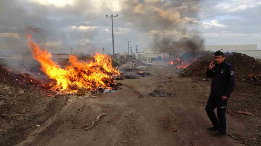 Çöplük Yangını Korkuttu