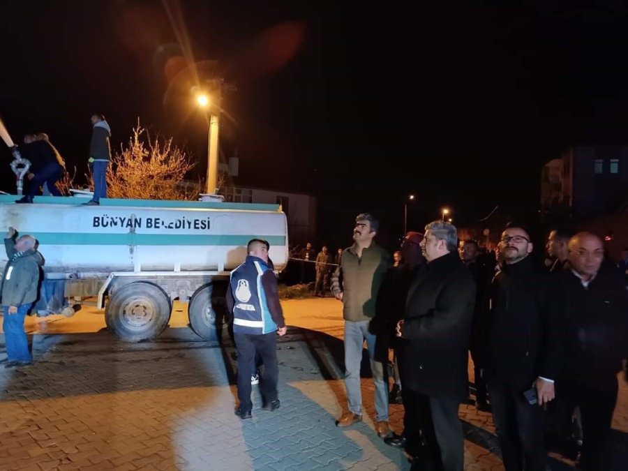 Bünyan’da Korkutan Yangın