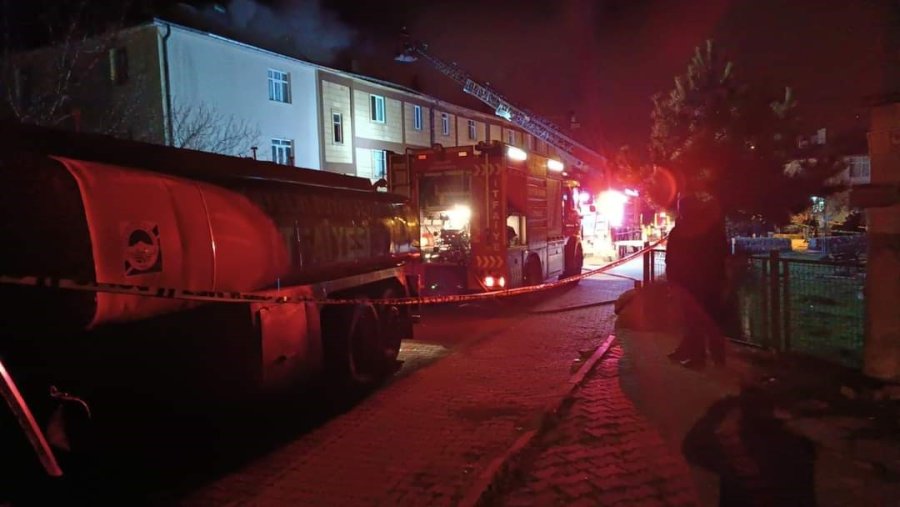 Bünyan’da Korkutan Yangın