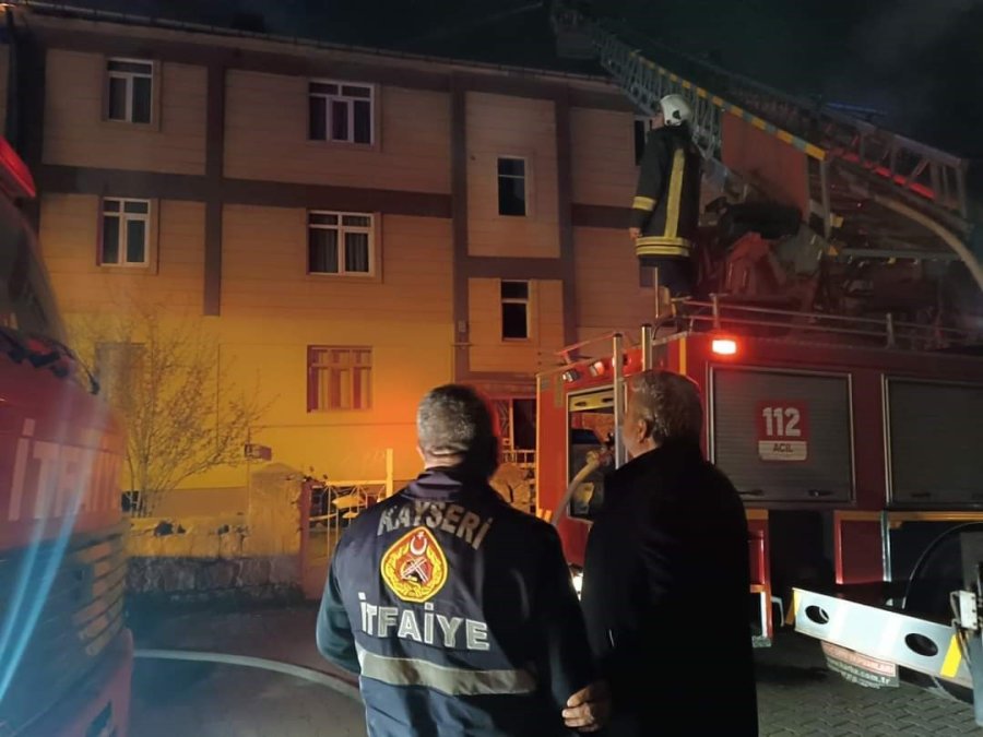 Bünyan’da Korkutan Yangın