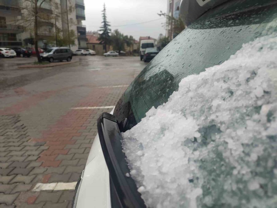 Konya’da Dolu Yağışı Ardından Güneşli Hava