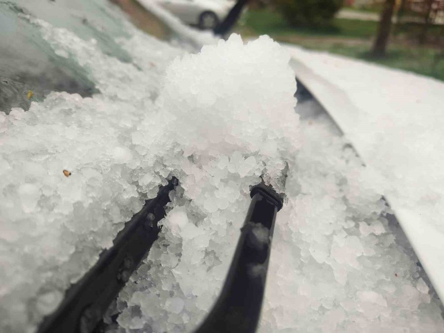 Konya’da Dolu Yağışı Ardından Güneşli Hava