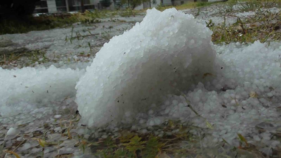 Konya’da Dolu Yağışı Ardından Güneşli Hava