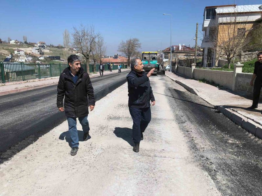 Talas’ta Asfalt Sezonu Hızlı Başladı