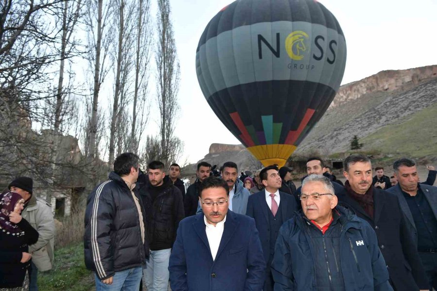 Vali Çiçek Ve Başkan Büyükkılıç, Turizm Cenneti Soğanlı Vadisi’nde