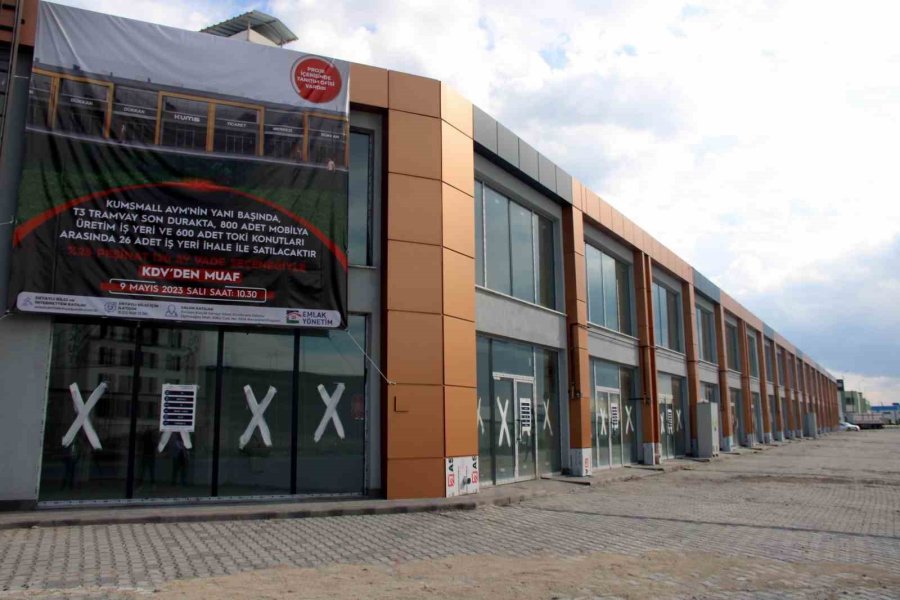 Emlak Yönetim Mobilyakent’te 26 İş Yerini İhale İle Satacak