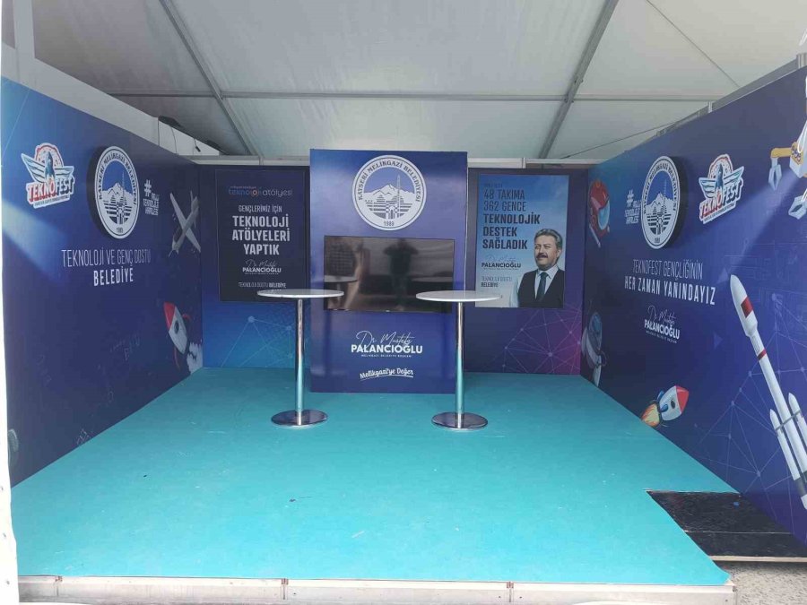 Melikgazi Belediyesi Destek Verdiği 16 Takım İle Teknofest’e Katıldı