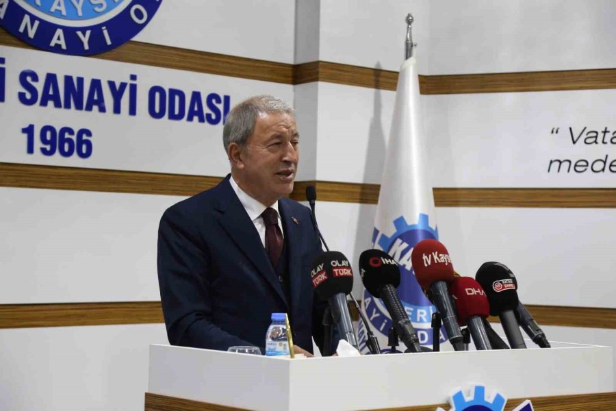 Bakan Akar: "cumhurbaşkanımızın Savunma Sanayiine Olan Israrı Bütün Sistemi Hareketlendirdi”