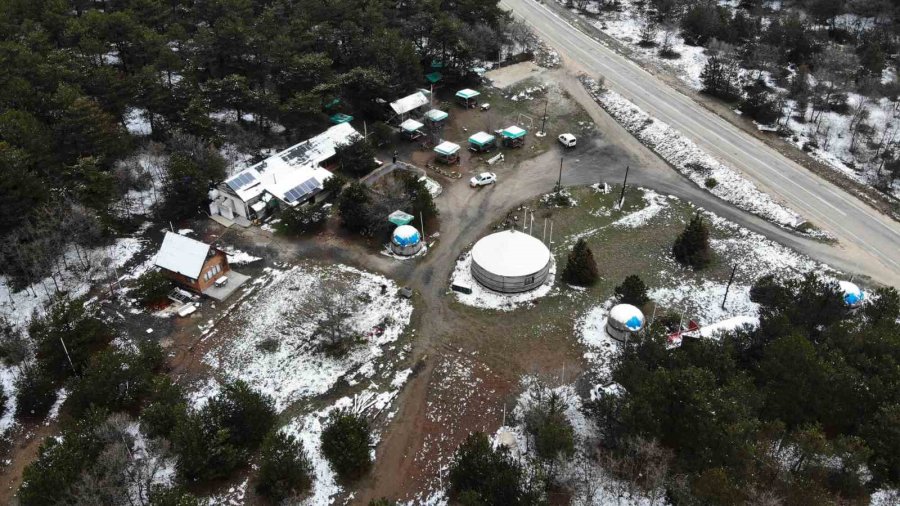 Eskişehir’de Nisan Ayında Kar Sürprizi