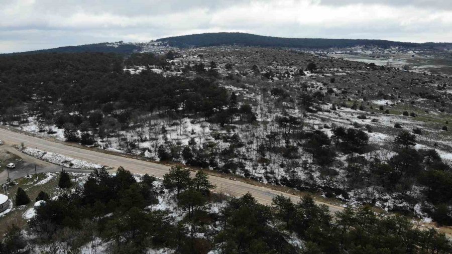 Eskişehir’de Nisan Ayında Kar Sürprizi
