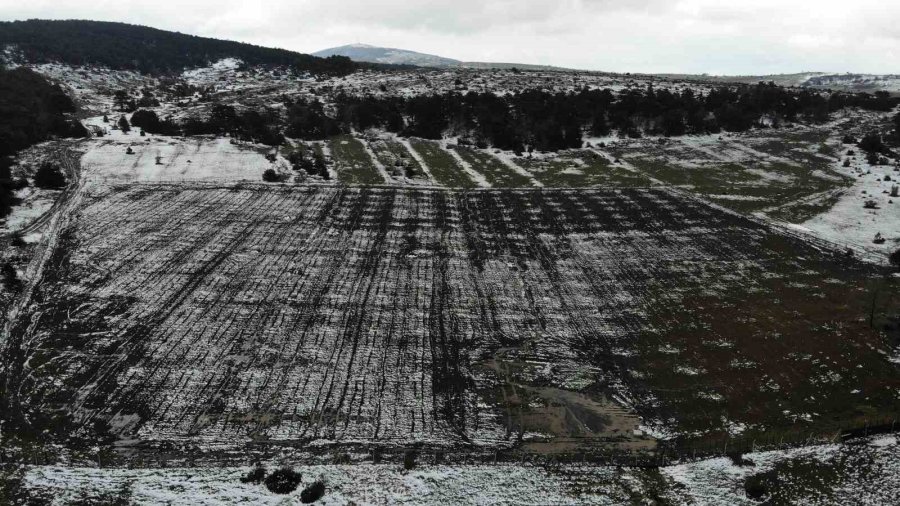 Eskişehir’de Nisan Ayında Kar Sürprizi