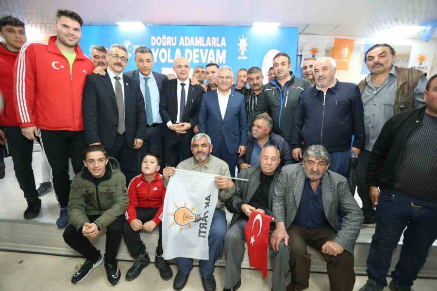 Bakan Akar İle Başkan Büyükkılıç, Yahyalı Ve Develi’de Müjdelerle Gönülleri Fethetti