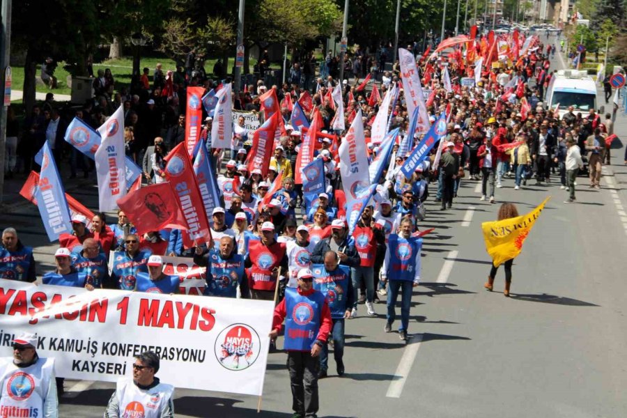 Kayseri’de 1 Mayıs Coşkusu