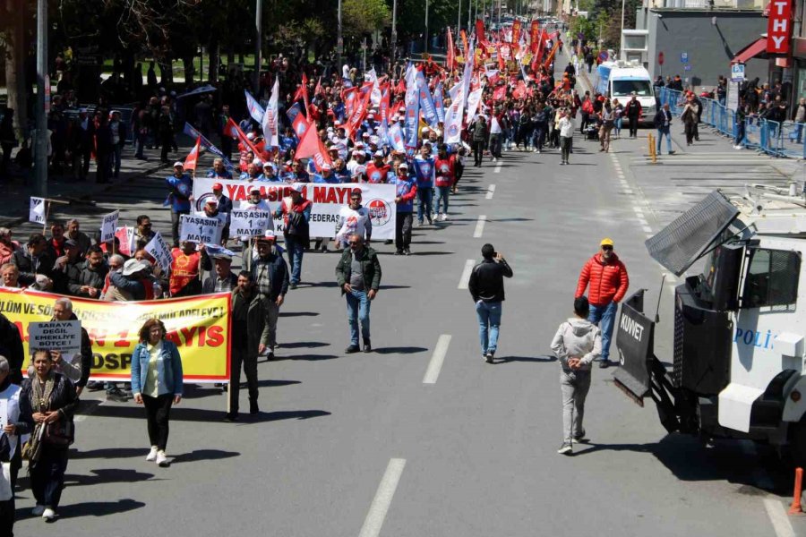 Kayseri’de 1 Mayıs Coşkusu