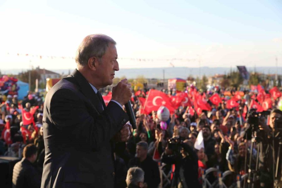 Bakan Akar: "hiçbir İşçinin Hakkını Yedirmedik Yedirmeyeceğiz”