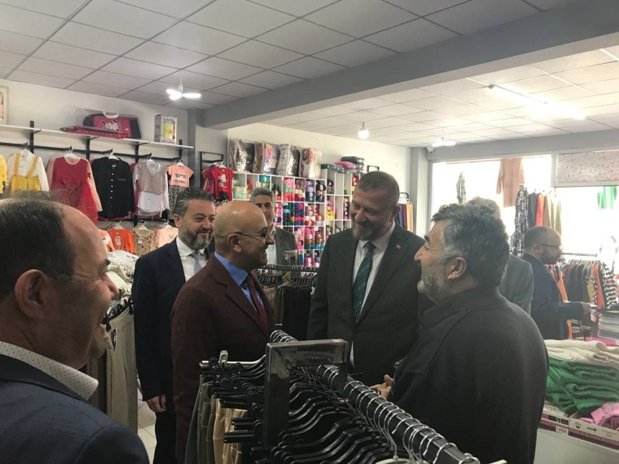Ak Parti Milletvekili Adayı Çağan Ve Cıngı’dan Esnaf Ziyaretleri