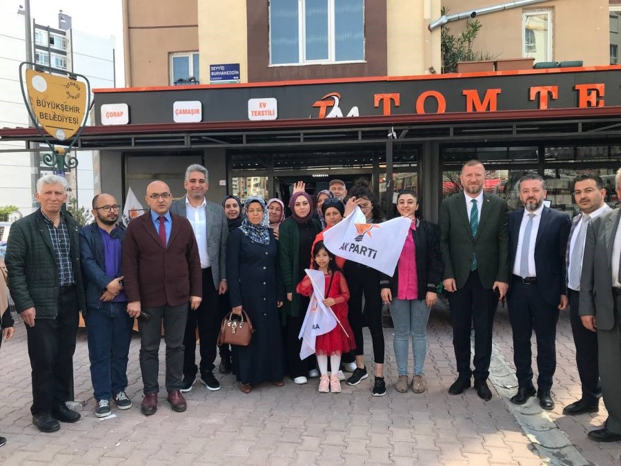 Ak Parti Milletvekili Adayı Çağan Ve Cıngı’dan Esnaf Ziyaretleri