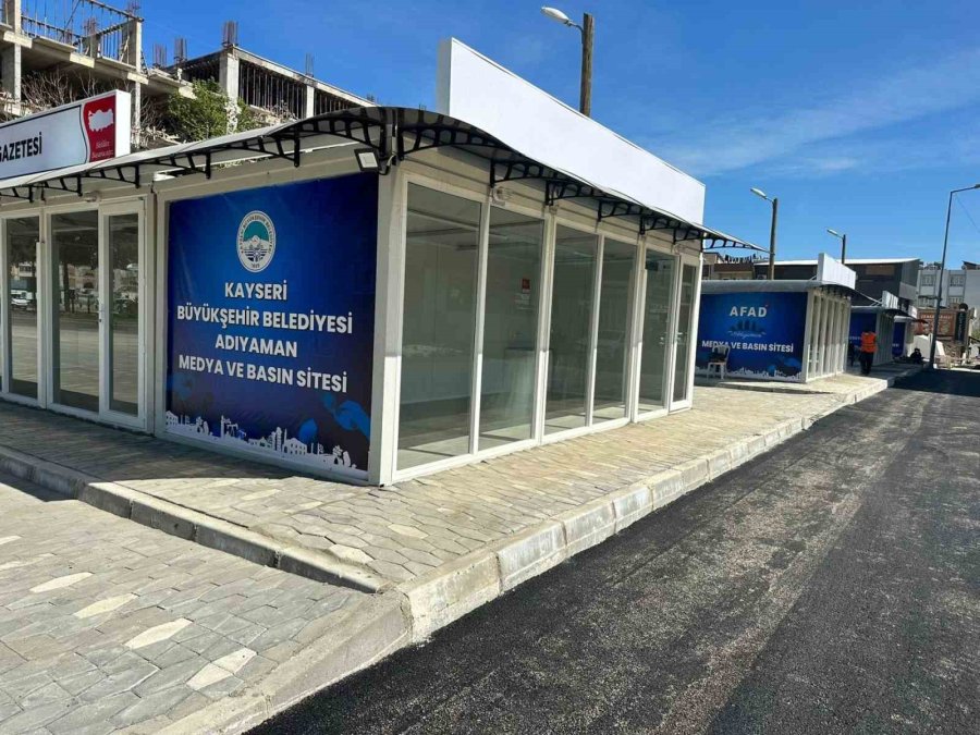 Büyükkılıç’a "adıyaman Konteyner Basın Sitesi" Teşekkürü