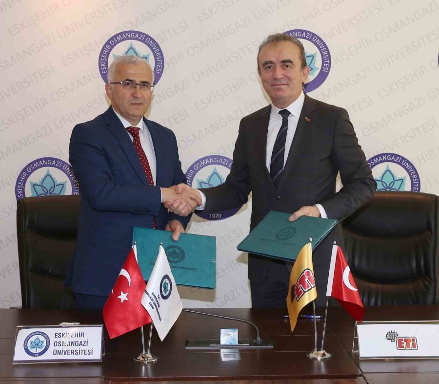Esogü İle Eti Gıda Sanayi Ve Ticaret A.ş. Arasında İş Birliği Protokolü İmzalandı