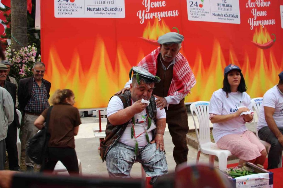 En Acı Yarışma: 3 Dakikada 260 Gram Acı Biberi Yedi, 5 Bin Tl Kazandı