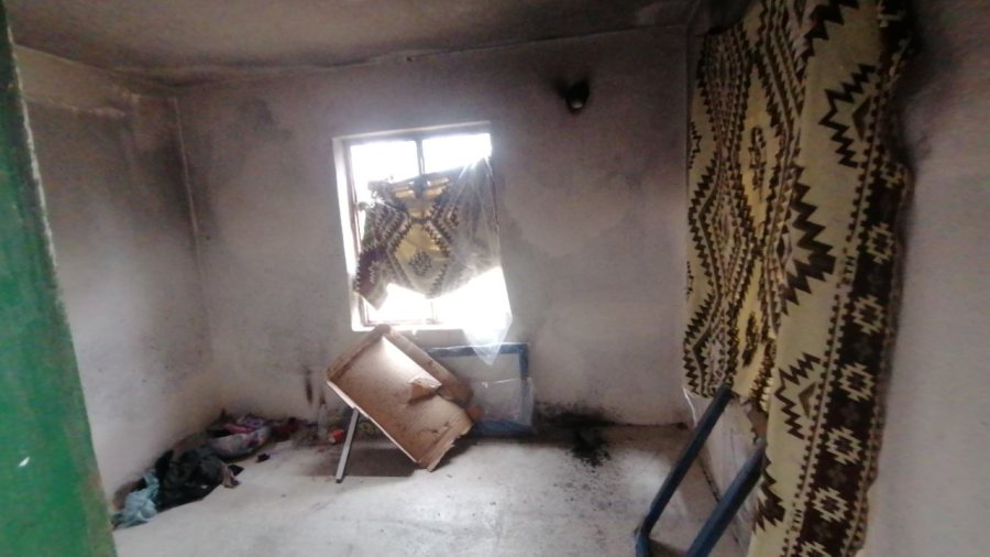 Metruk Binadaki Yangın Ekipleri Alarma Geçirdi