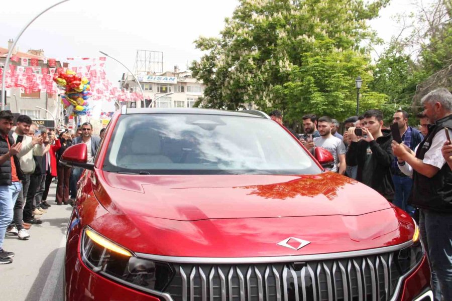 Karaman’da Togg İzdihamı