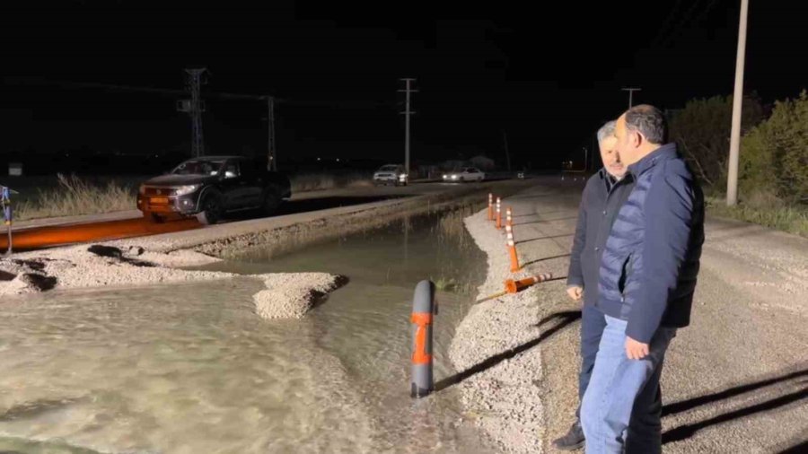 Başkan Altay: "içme Suyu Şebekesindeki Büyük Arızayı Tedbirler Sayesinde Kısa Sürede Çözüme Kavuşturduk"