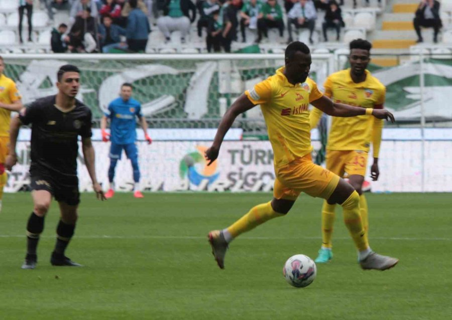Spor Toto Süper Lig: Konyaspor: 0 - Kayserispor: 0 (ilk Yarı)