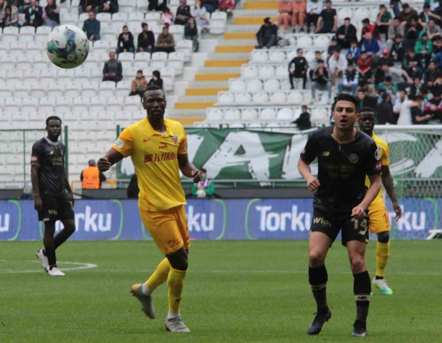 Spor Toto Süper Lig: Konyaspor: 0 - Kayserispor: 0 (ilk Yarı)