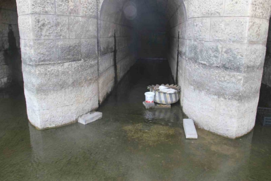 Köprü Önüne Ve Regülatör Gözleri İçinde Kuluçkaya Yatan Meke Ve Kazlar İlgi Odağı Oldu