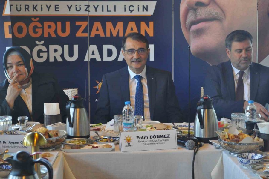 Bakan Dönmez, “eskişehir İçin 5 Yatırım Alanı Belirledik”