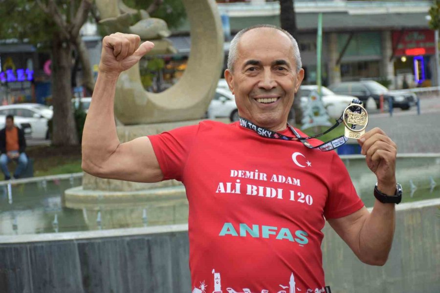 Türkiye’nin ‘demir Adamı’ 74 Yaşındaki Milli Sporcu Ali Bıdı’ya Özel Ödül