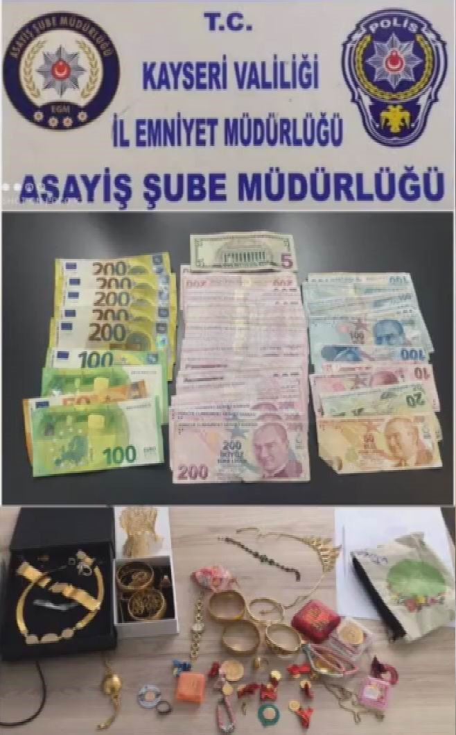 Kayseri’de 51 Hırsızlık Olayı Aydınlatıldı: 13 Şüpheli Tutuklandı