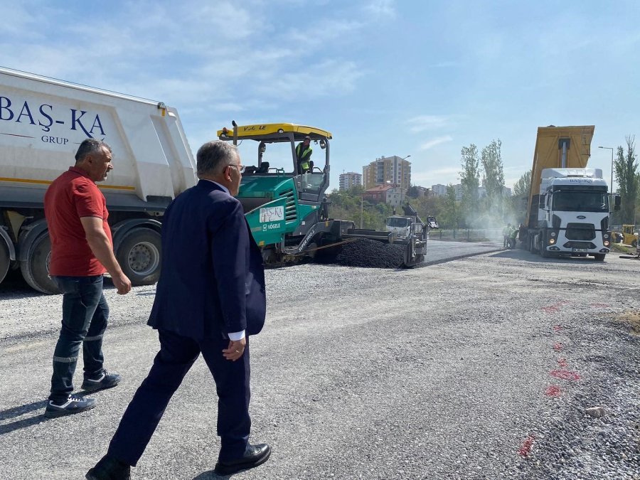 Başkan Büyükkılıç, 20 Milyon Tl’lik Yol Yapım Çalışmalarını Yerinde İnceledi