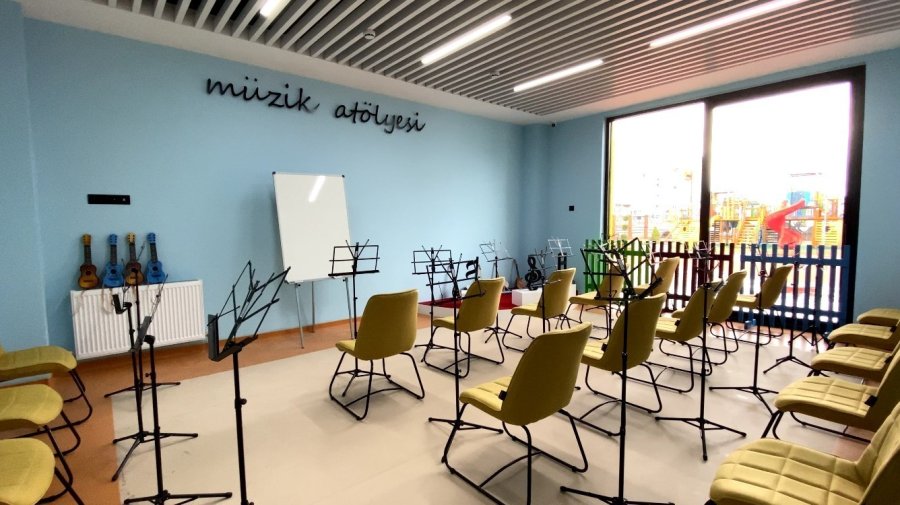 Büyükşehir’in Çocuk Kütüphanesi Ve Müzik Okulu Açılış İçin Gün Sayıyor