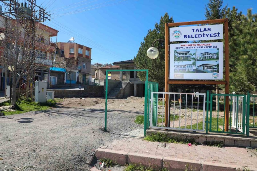 Talas’ın Çok Yönlü Sosyal Tesis Atağı Devam Ediyor