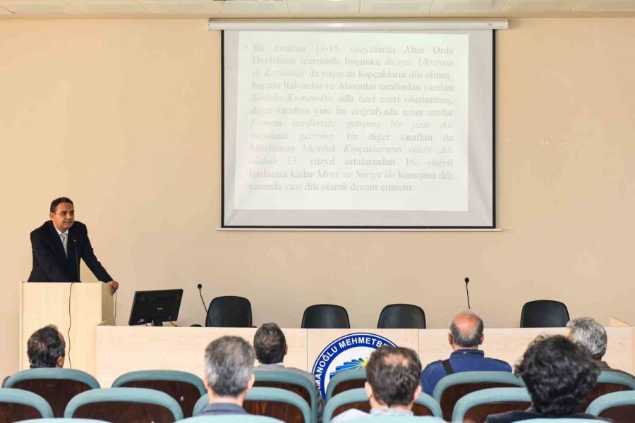 Kmü’de ’türkçenin Tarihi Gelişimi’ Konulu Konferans