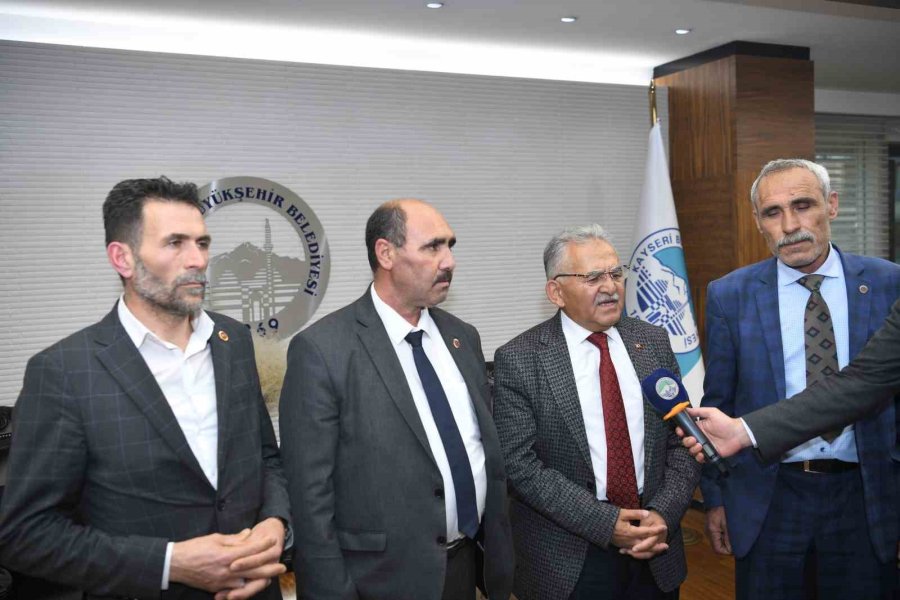 Muhtarlardan Başkan Büyükkılıç’a Ücretsiz Kombi Teşekkürü