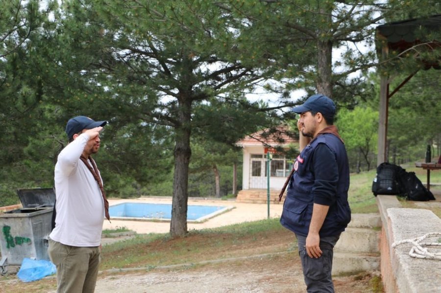 Günyüzü İlçe Müftülüğü İzcilik Faaliyetleriyle Gençlerle Buluştu